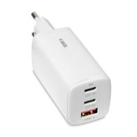 iBOX C-65 Wit, GaN 65W universele oplader - thumbnail