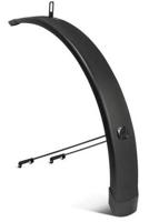Eurofender Voorspatbord 28 inch 58mm vlak mat zwart tempo square - thumbnail