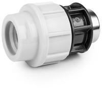 Schroefbus voor PE/tyleen - 50mm x 1-1/2 binnendraad - 16 bar - thumbnail