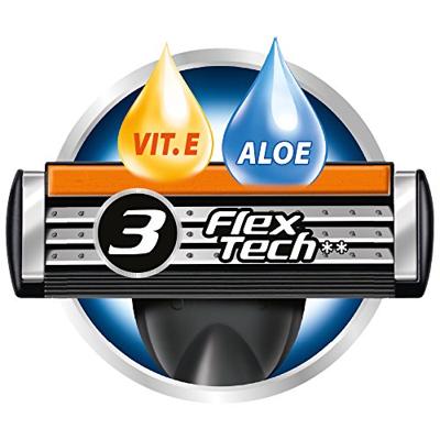 BIC Flex 3 Hybrid scheerapparaat voor mannen Zwart BIC Flex 3 Hybrid scheerapparaat voor mannen Zwart
