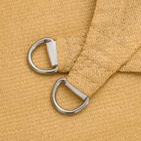 VidaXL Zonnezeil 160 g/m² rechthoekig 2x4 m hdpe zandkleurig - thumbnail