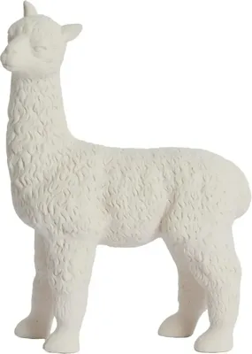 Light & Living ornament keramiek alpaca 29x13x39cm crème