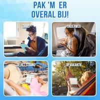Silvergear® Ebook Reader met Achtergrondverlichting | 6-Inch E-Ink-Touchscreen | 4 GB Geheugen voor 3000+ E-Books | Reflectievrij en Lichtgewicht | Blauw - thumbnail