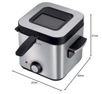 Sencor SFR 6200SS Frituurpan Grijs - thumbnail