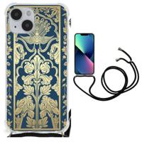 iPhone 14 Plus Case Beige Flowers - thumbnail