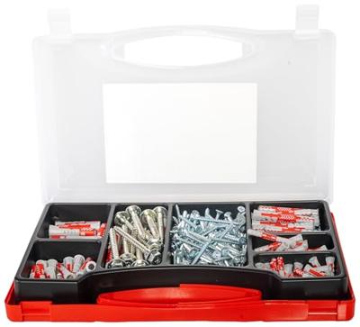 Fischer 577865 Meister-Box XL Altbau + S Assortimentsdoos pluggen 30 mm, 40 mm, 50 mm, 65 mm, 80 mm 280 onderdelen