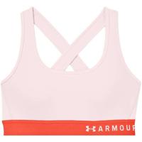Sportbeha Under Armour Mid Crossback Roze - Maat: S - thumbnail