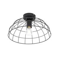 QAZQA Industriële plafondlamp zwart 35 cm - Hanze - thumbnail