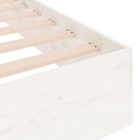 Bedframe massief hout wit 120x190 cm 4FT Small Double - thumbnail