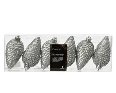 Denappel kunststof d4h8 cm mgrs 6st kerst Decoris - Decoris Denappel kunststof d4h8 cm mgrs 6st kerst Decoris - Decoris