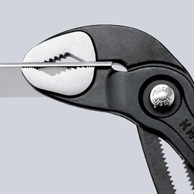 Knipex Waterpomptang Cobra gepolijst 250 mm - 87 02 250 T BK - 8702250TBK - thumbnail