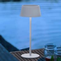 Brilliant Witte design tafellampPicco op batterij - G40400/05 - thumbnail