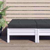 VidaXL Palletkussen 60x60x6 cm oxford stof zwart - thumbnail