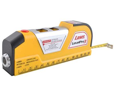Laserwaterpas met rolmaat 250cm Laserwaterpas met rolmaat 250cm