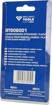 Brilliant Tools BT606001 1/2 steekdop voor lambda sondes, plat - thumbnail
