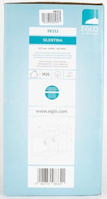 Eglo Zwarte plafondlampSilentina 2-lichts - 98332