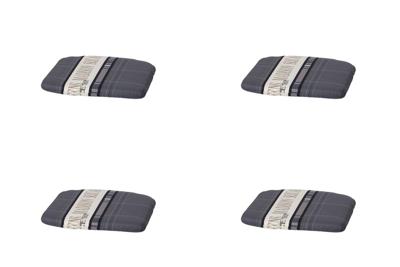 Zitkussen 46x48 cm grijs Tuin (4 stuks) Madison - Madison Zitkussen 46x48 cm grijs Tuin (4 stuks) Madison - Madison