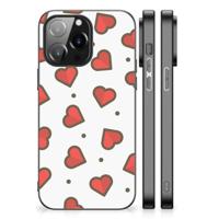 iPhone 14 Pro Max Back Case Hearts - thumbnail