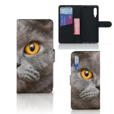 Telefoonhoesje | Met pasjeshouder | Xiaomi Mi 9 Britse Korthaar Telefoonhoesje | Met pasjeshouder | Xiaomi Mi 9 Britse Korthaar