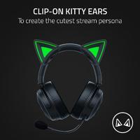 RAZER Kitty Ears V2 Universal Clip Oorbeugel 1 stuk(s) Zwart/groen - thumbnail