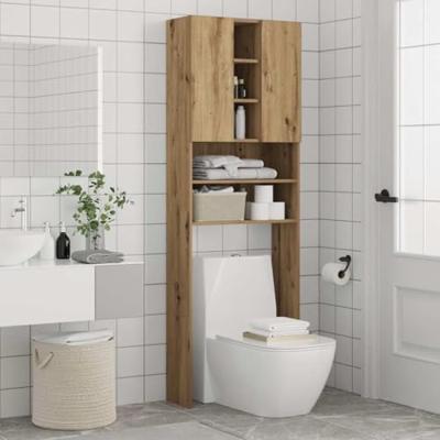 Wasmachinekast 64x25,5x190 cm artisanaal eikenkleur Wasmachinekast 64x25,5x190 cm artisanaal eikenkleur