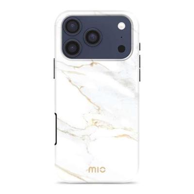 MIO White Marble Magsafe Compatible for iPhone 17 Pro