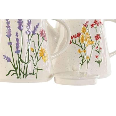 Theepot Home ESPRIT Multicolour Porselein 900 ml (2 Stuks)