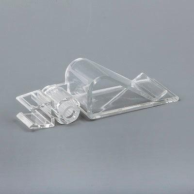 Kistklem 2-delig verstelbaar transparant