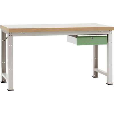 Manuflex WP5407.6011 Compleet werkbank reden PROFI standaard met kunststof plaat, bxdxh = 1500 x 700 x 840 mm Manuflex WP5407.6011 Compleet werkbank reden PROFI standaard met kunststof plaat, bxdxh = 1500 x 700 x 840 mm