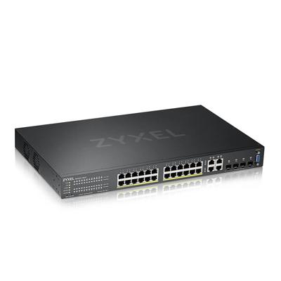 Zyxel GS2220-28HP-EU0101F netwerk-switch Managed L2 Gigabit Ethernet (10/100/1000) Zwart Power over