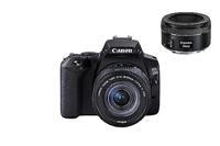 Canon EOS 250D zwart + 18-55mm iS STM COMPACT + EF 50mm F/1.8 STM - thumbnail