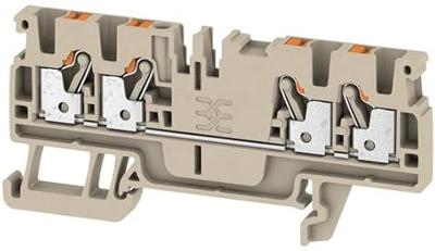 Weidmüller 1521690000 Doorgangsklem 5.1 mm Spanveer Grijs 100 stuk(s)