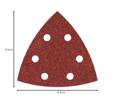 Wolfcraft Hechtschuurbladen | K60, 80, 120 | Geperforeerd | 95mm | 15 stuks - 8403000 Wolfcraft Hechtschuurbladen | K60, 80, 120 | Geperforeerd | 95mm | 15 stuks - 8403000