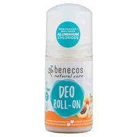 Benecos Deodorant roll on abrikoos & vlierbes (50 ml) - thumbnail