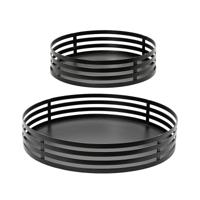 Set van trays Decoris Zwart (2 Stuks) - thumbnail