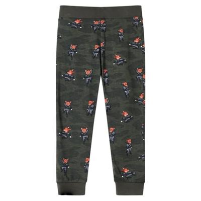 Kinderpyjama met lange mouwen ninjavos 104 kakikleurig Kinderpyjama met lange mouwen ninjavos 104 kakikleurig