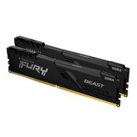 Kingston FURY beast 16 gb ddr4-3600 (2x 8 gb) werkgeheugen (zwart, kf436c17bbk2/16, xmp 2.0) - thumbnail