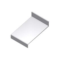 Waterslagprofiel brute onbehandeld- 100mm - 6000mm - thumbnail