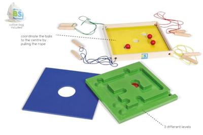 BS Toys houten balansspel ballen