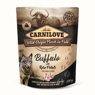 CARNILOVE DOG POUCH BUFFEL / ROZENBLAD 12X300 GR - thumbnail