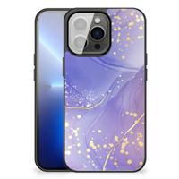 Kleurrijke Telefoonhoesje voor iPhone 13 Pro Max Watercolor Paars - thumbnail