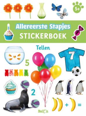 Standaard Uitgeverij Allereerste stapjes stickerboek - tellen