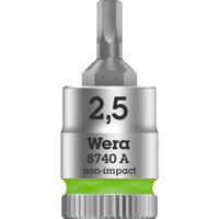 Wera 8740 A 05003331001 Inbus Dopsleutel-bitinzet 2.5 mm 1/4 2.5 mm 1/4 (6,3 mm) - thumbnail