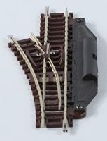 N Fleischmann rails (zonder ballastbed) 22253 Wissel, Links 104.2 mm 24 ° 194.6 mm 1 stuk(s) - thumbnail