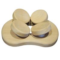 Halu ergonomische hoofdsteun voor Sauna - Rond - Aspen - thumbnail