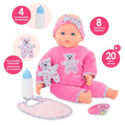 Grote interactieve Lucille-babypop - COROLLE - Mon Grand Poupon - 42 cm - Vanaf 2 jaar