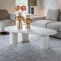 Richmond Organische Salontafel 'Bloomstone' 160 x 80cm, kleur Wit - thumbnail
