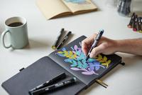 Creatieve marker sharpie brushpunt 5st assorti - thumbnail