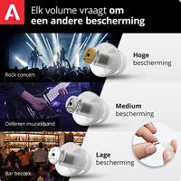 Alpine MusicSafe Pro gehoorbescherming oordoppen transparant - thumbnail