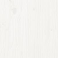 Bedframe massief grenenhout wit 120x200 cm - thumbnail